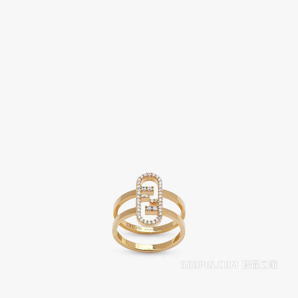 FENDI O’LOCK戒指 金色戒指
