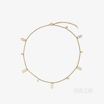 FENDI O'LOCK项链 金色项链