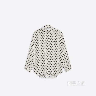 Spray Dots Cocoon 衬衫