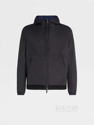 Maserati 微纤维连帽短夹克
