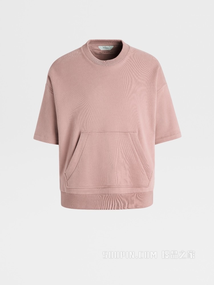 #时尚可持续#™ 系列棉质短袖圆领毛衣