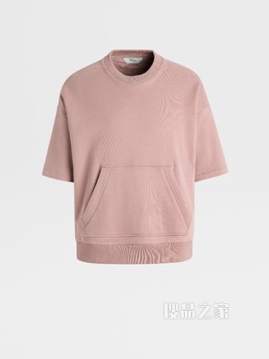 #时尚可持续#™ 系列棉质短袖圆领毛衣