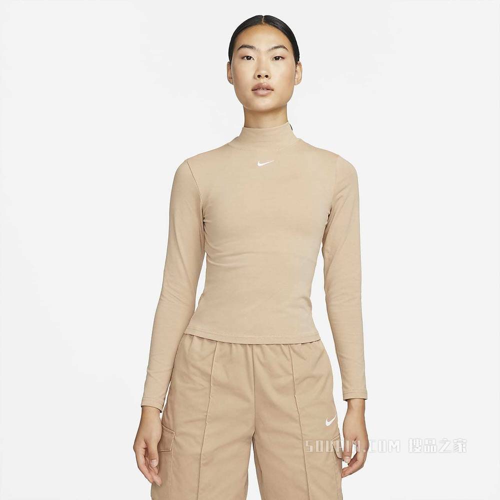 Nike Sportswear Collection Essentials 女子长袖企领上衣