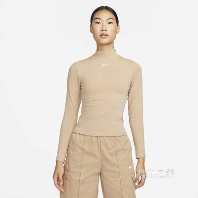 Nike Sportswear Collection Essentials 女子长袖企领上衣