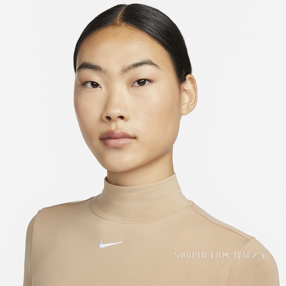 Nike Sportswear Collection Essentials 女子长袖企领上衣