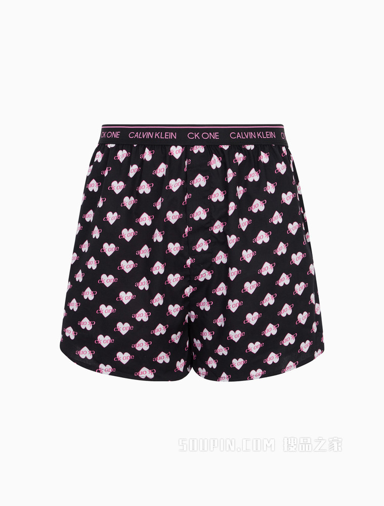 【情人节系列】【One有引力带】Calvin Klein 男士LOGO腰边宽松平角内裤NB2998