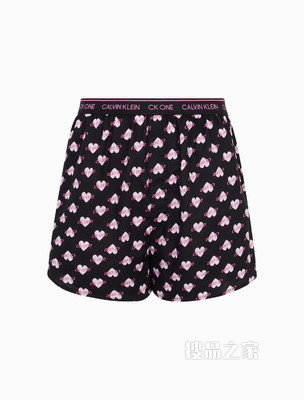 【情人节系列】【One有引力带】Calvin Klein 男士LOGO腰边宽松平角内裤NB2998