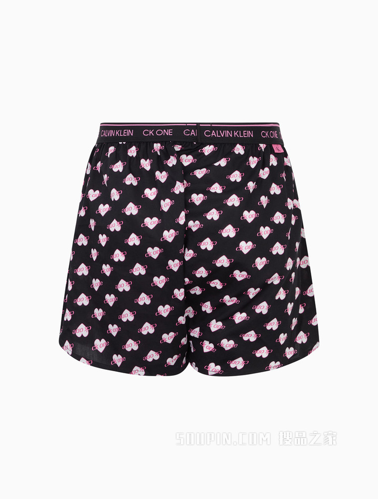 【情人节系列】【One有引力带】Calvin Klein 男士LOGO腰边宽松平角内裤NB2998