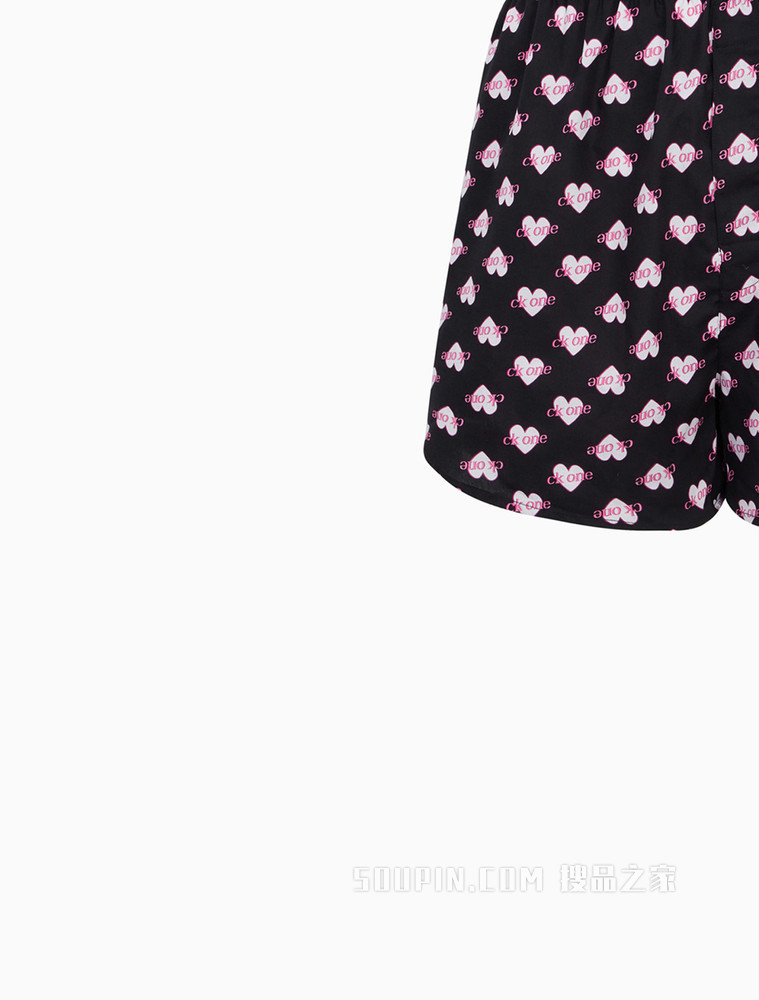 【情人节系列】【One有引力带】Calvin Klein 男士LOGO腰边宽松平角内裤NB2998