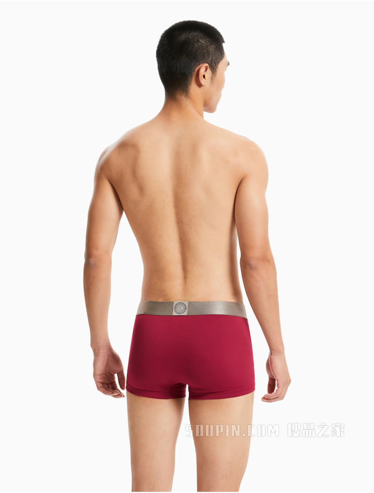 【炫光引力带】Calvin Klein 男士同大身色LOGO腰边贴身平角内裤NB2540
