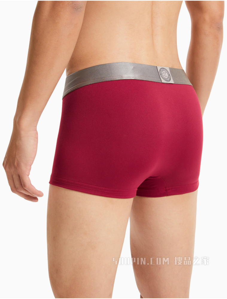 【炫光引力带】Calvin Klein 男士同大身色LOGO腰边贴身平角内裤NB2540