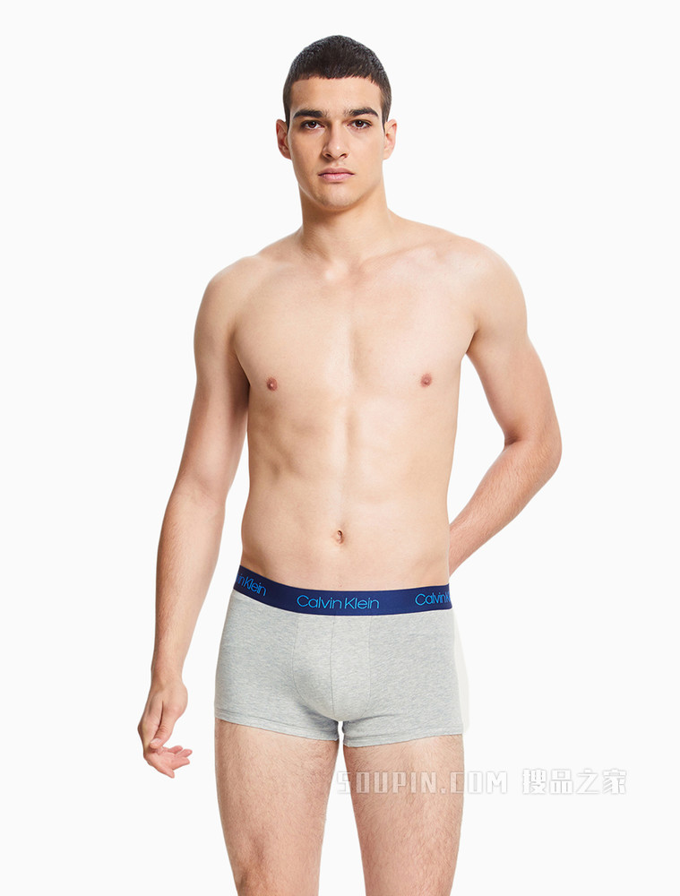 Calvin Klein 男士三条装时尚LOGO腰边贴身平角内裤 NB2729