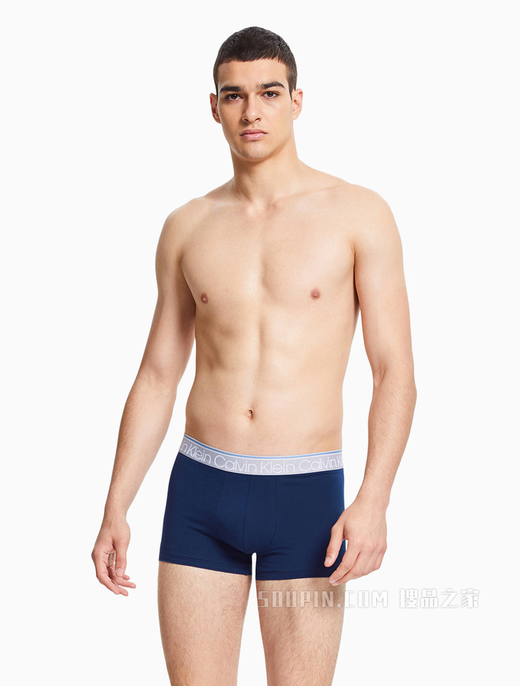 Calvin Klein 男士三条装时尚LOGO腰边贴身平角内裤 NB2729