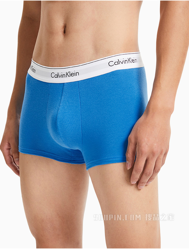 【摩登引力带】Calvin Klein 男士三条装LOGO腰边舒适棉弹内裤NB2380