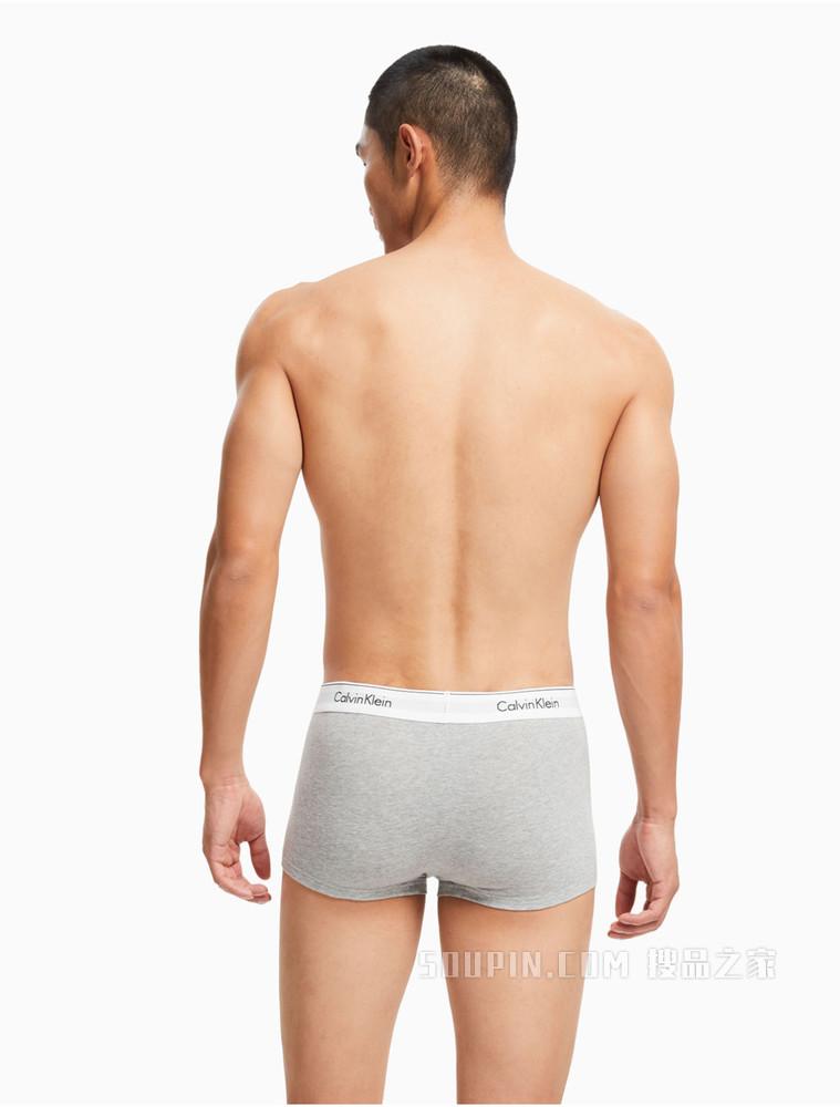 【摩登引力带】Calvin Klein 男士五条装LOGO腰边透气平角内裤 NB2626