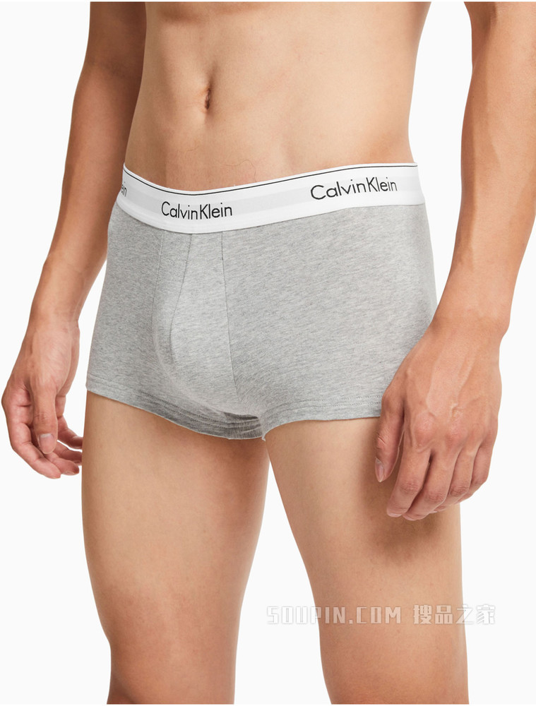 【摩登引力带】Calvin Klein 男士五条装LOGO腰边透气平角内裤 NB2626