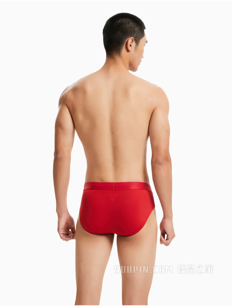 Calvin Klein 男士LOGO腰边弹力舒适贴身三角内裤NB2973
