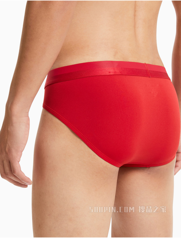 Calvin Klein 男士LOGO腰边弹力舒适贴身三角内裤NB2973