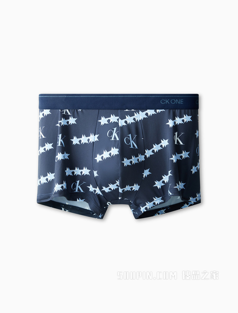 【One有引力带】Calvin Klein 男士LOGO腰边低腰透气贴身平角内裤NB3066