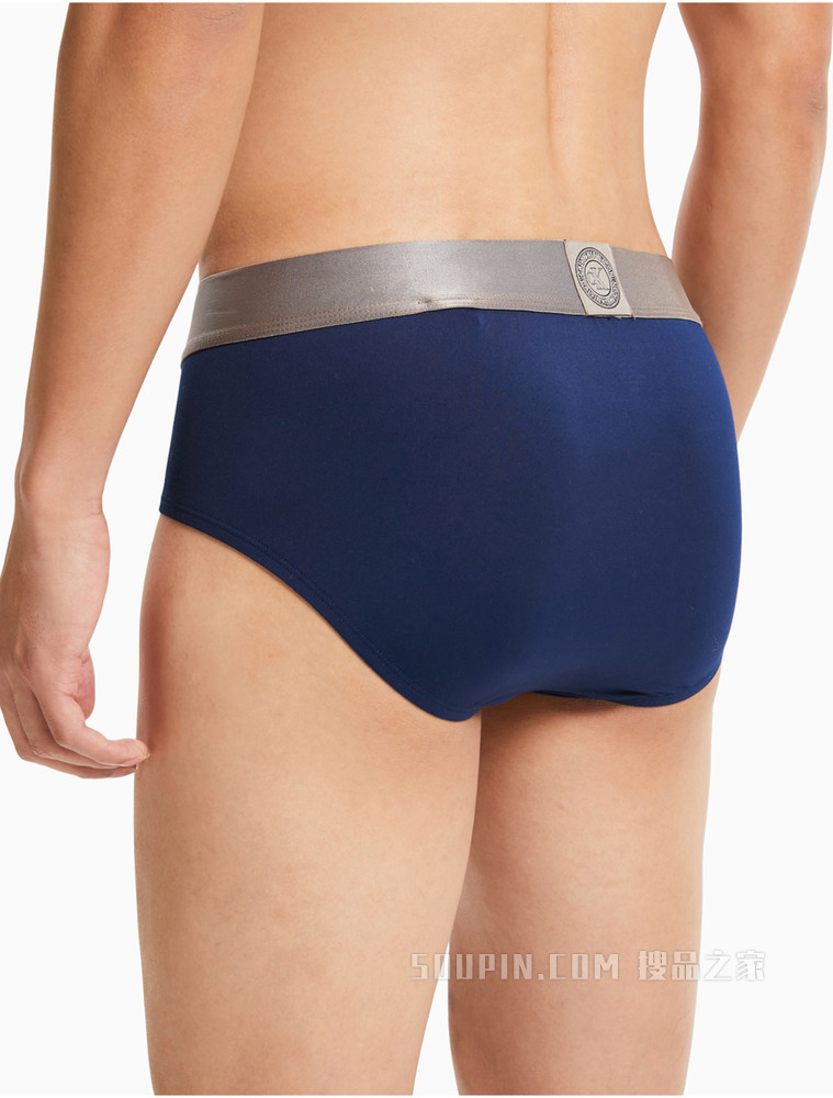 【炫光引力带】Calvin Klein 男士醒目LOGO腰边透气贴身三角内裤NB2539