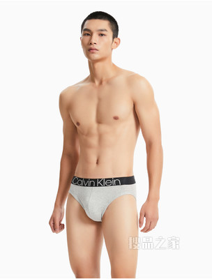 Calvin Klein 男士醒目LOGO柔软莫代尔棉三角内裤NB2681
