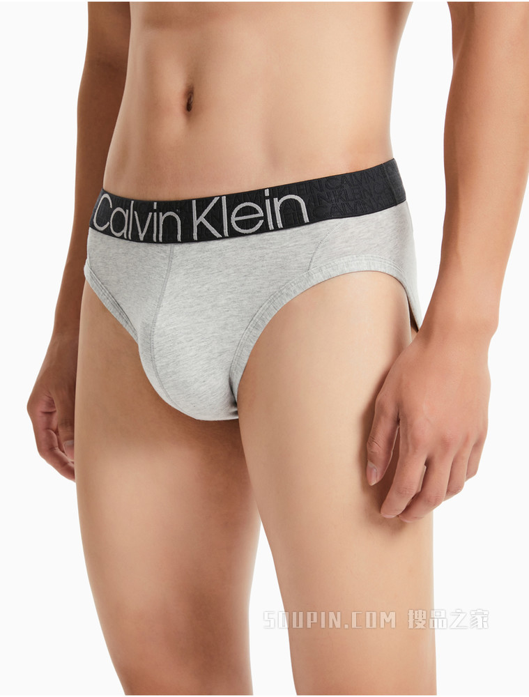 Calvin Klein 男士醒目LOGO柔软莫代尔棉三角内裤NB2681