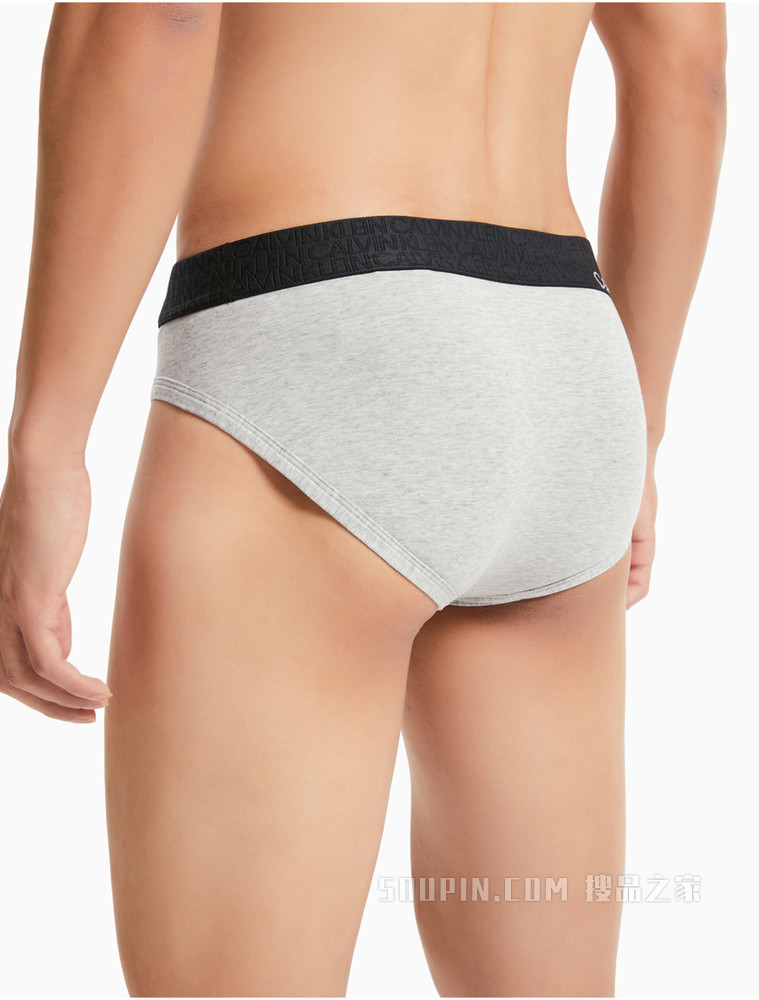 Calvin Klein 男士醒目LOGO柔软莫代尔棉三角内裤NB2681