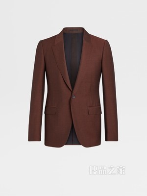 干邑色 #时尚可持续#™ Achillfarm 羊毛马海毛 City Tailoring 外套，Drop 9 版型