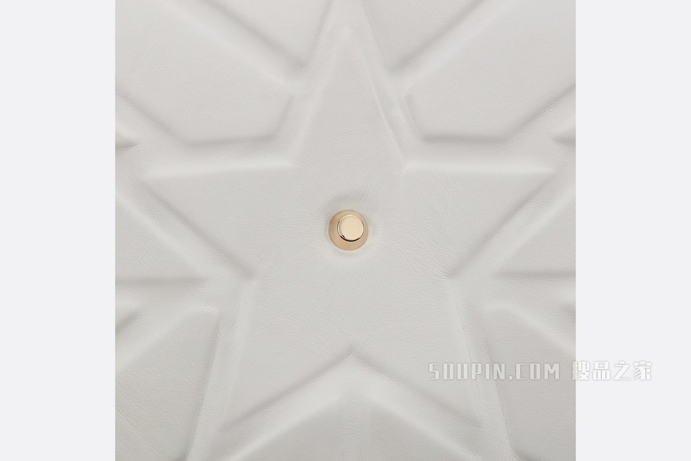 大号 Dior Vibe 经典保龄球包 蓝色和白色光滑牛皮革 Athlètes 图案