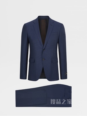 午夜蓝微结构 15milmil15 City 西装，Drop 9
