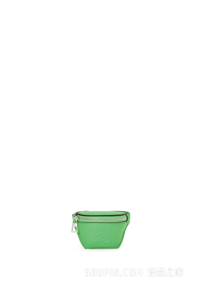 品牌经典牛皮革零钱包手链