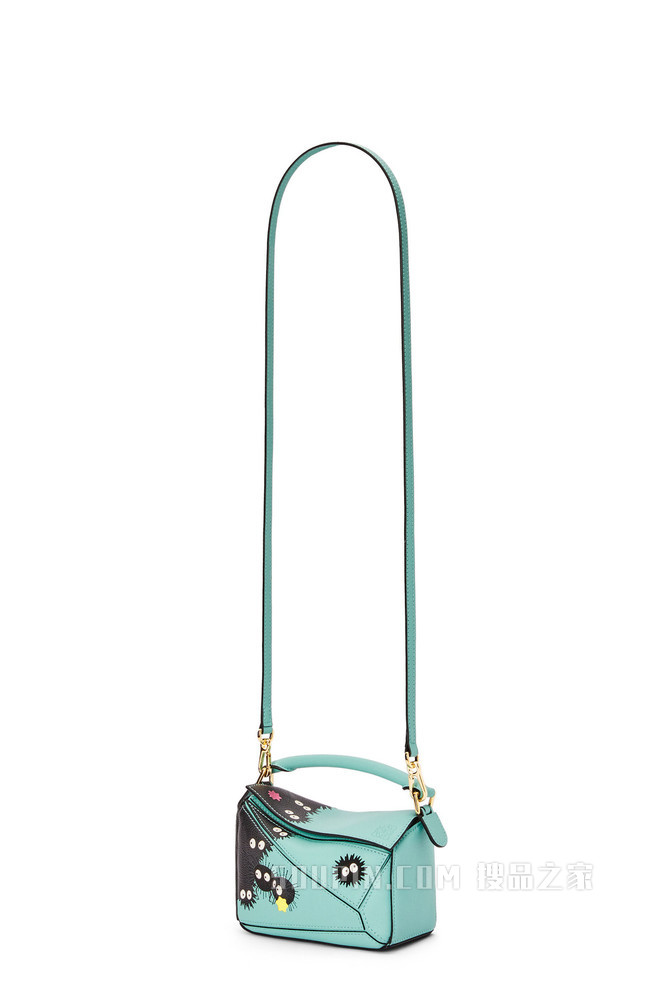 迷你经典牛皮革 Susuwatari Puzzle 手袋