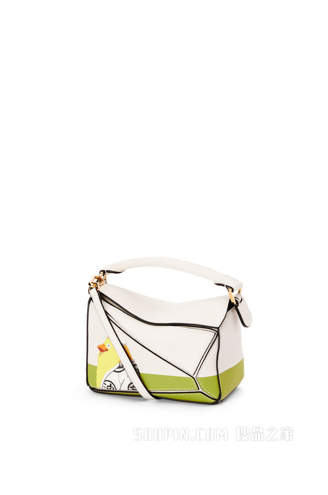 迷你经典牛皮革 Otori-Sama Puzzle 手袋