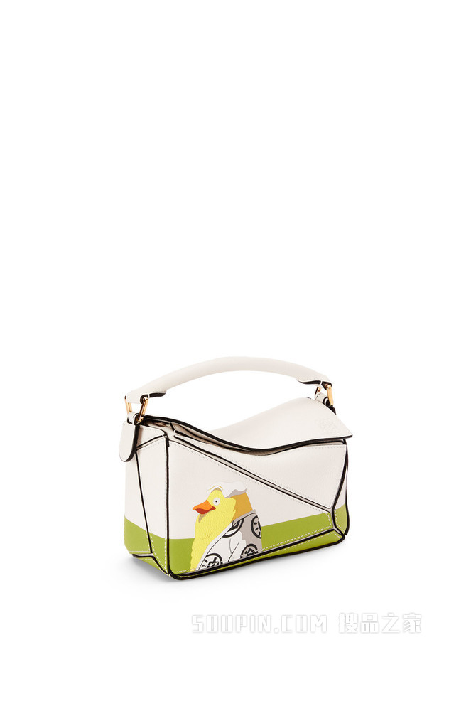 迷你经典牛皮革 Otori-Sama Puzzle 手袋