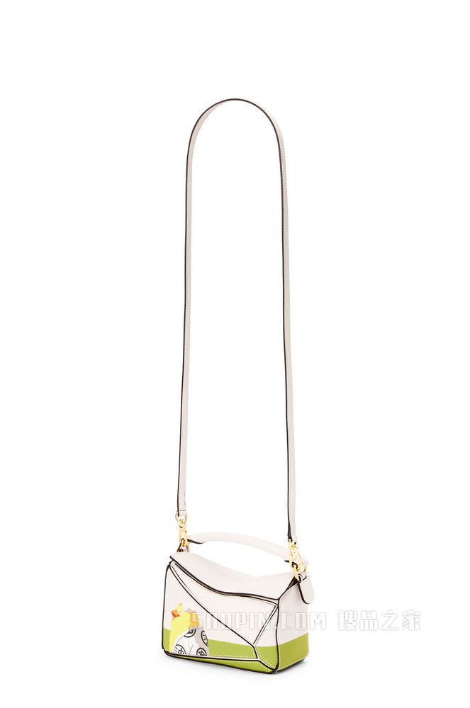 迷你经典牛皮革 Otori-Sama Puzzle 手袋