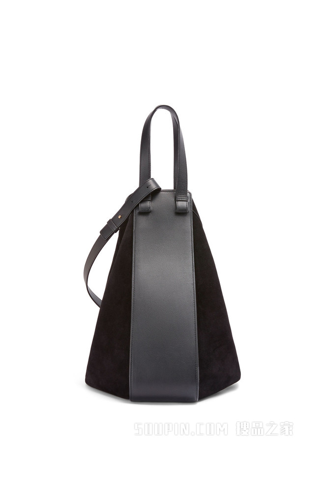 经典牛皮革和绒面革 Kaonashi Hammock Tote 手袋