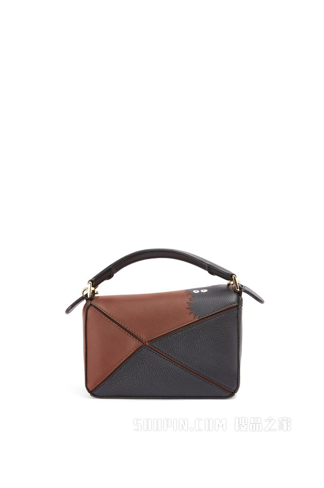 迷你经典牛皮革 Susuwatari Puzzle 手袋