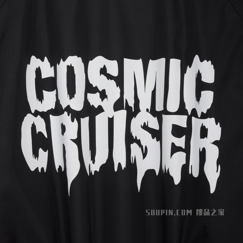 轻盈锦纶宽松学院风夹克 黑色-38NO