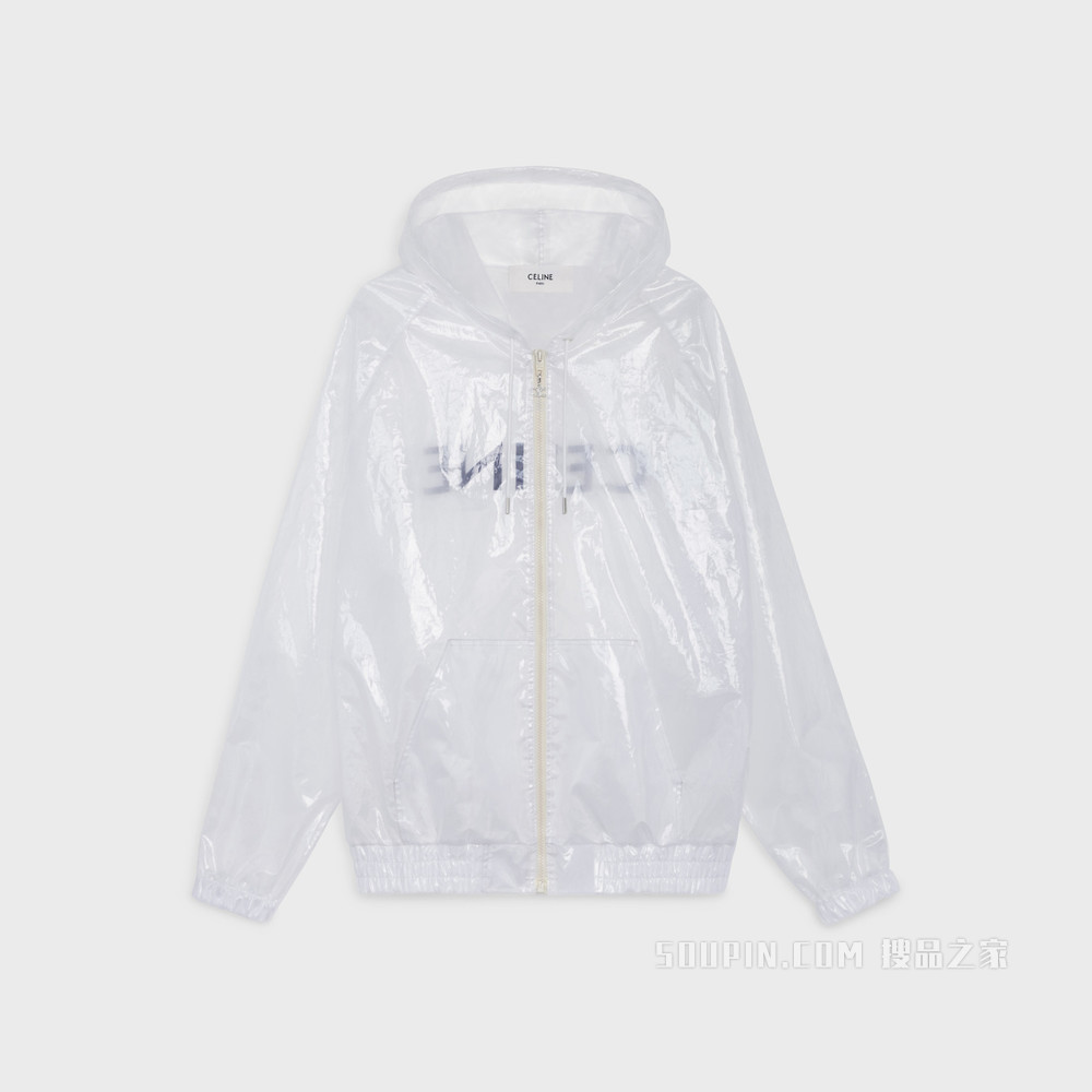 CELINE锦纶防雨夹克 透明的-37TT