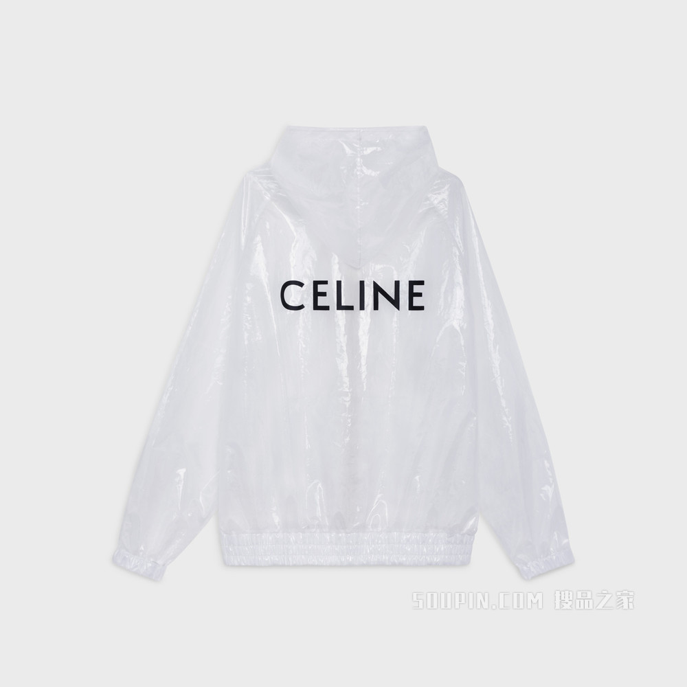 CELINE锦纶防雨夹克 透明的-37TT