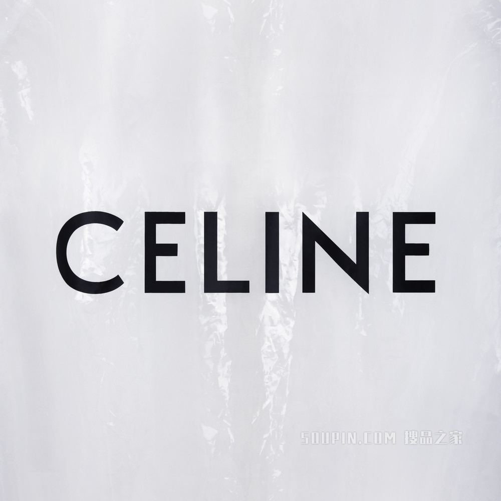 CELINE锦纶防雨夹克 透明的-37TT