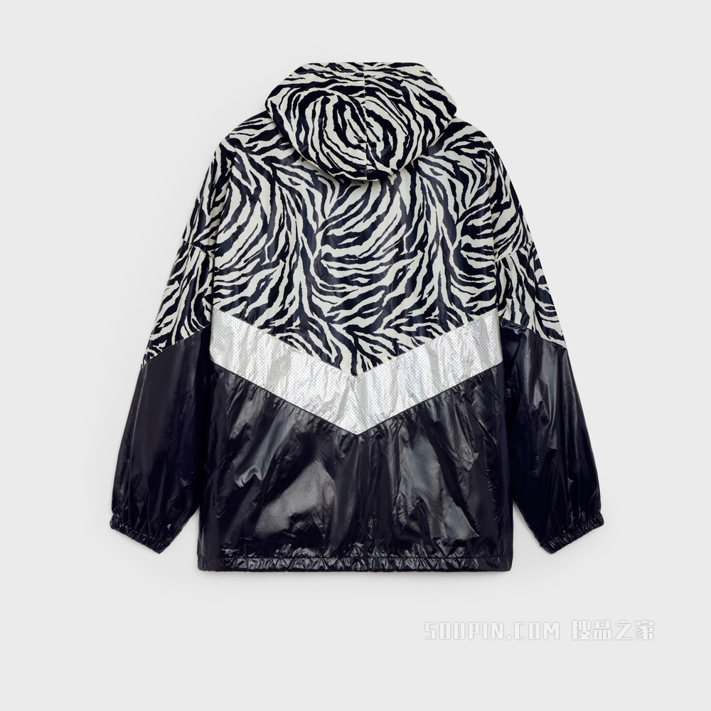 锦纶涂层夹克 黑色/白色-38AW