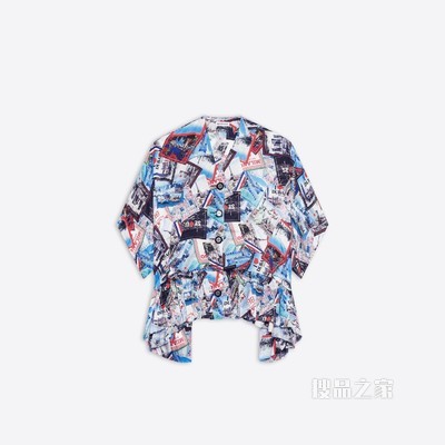 Allover Cities Oversized 女士衬衫