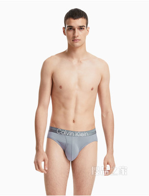 Calvin Klein 男士弹力腰边透气亲肤贴身三角内裤NB2973