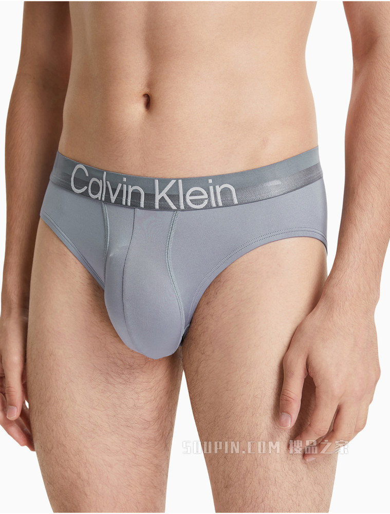 Calvin Klein 男士弹力腰边透气亲肤贴身三角内裤NB2973