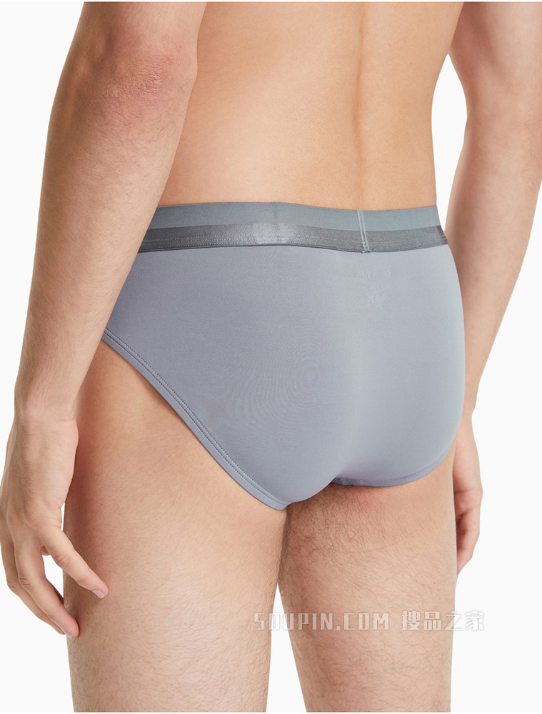 Calvin Klein 男士弹力腰边透气亲肤贴身三角内裤NB2973
