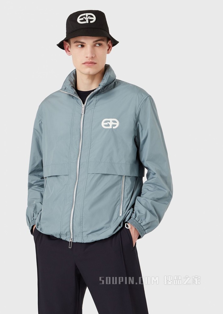 刺绣鹰标钟形帽 | Emporio Armani