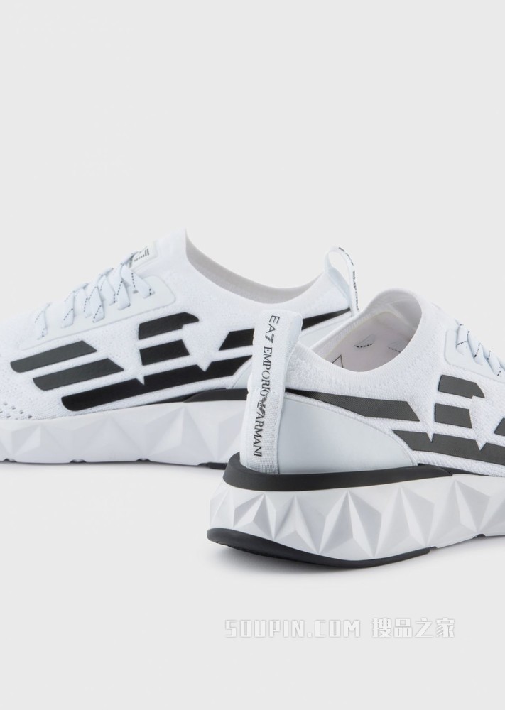 个性鹰标休闲运动鞋 | EA7