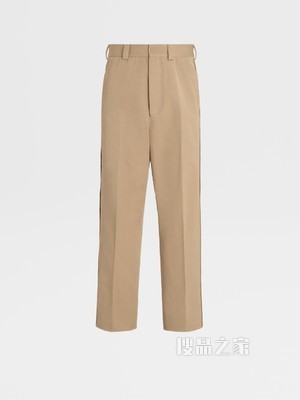 棉、桑蚕丝及亚麻工装长裤
