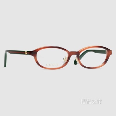 贴合设计椭圆镜框光学眼镜 玳瑁醋纤